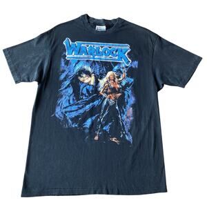Vintage Warlock Triumph and Agony 1988 Tour Heavy Metal 80s Rare T Shirt - XL